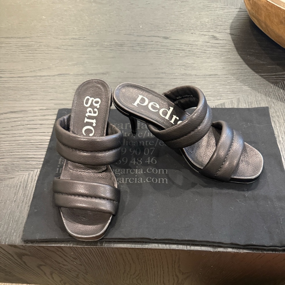 Pedro Garcia Black Women's Sandals